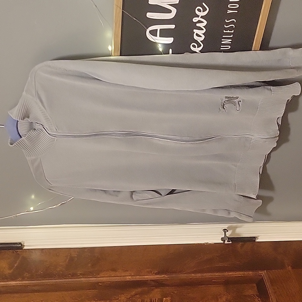 Hurley Men's full zip light Sweater SZ LG